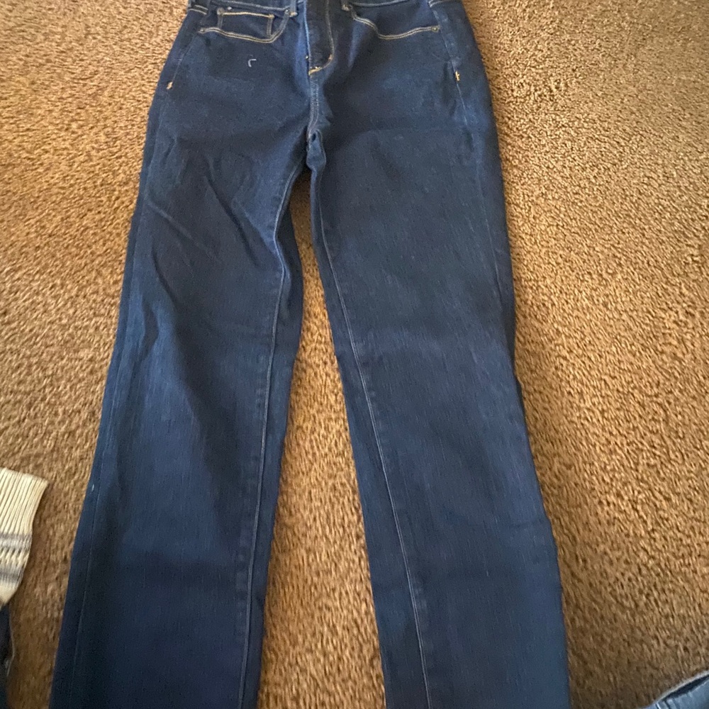 Blue jeans high waist